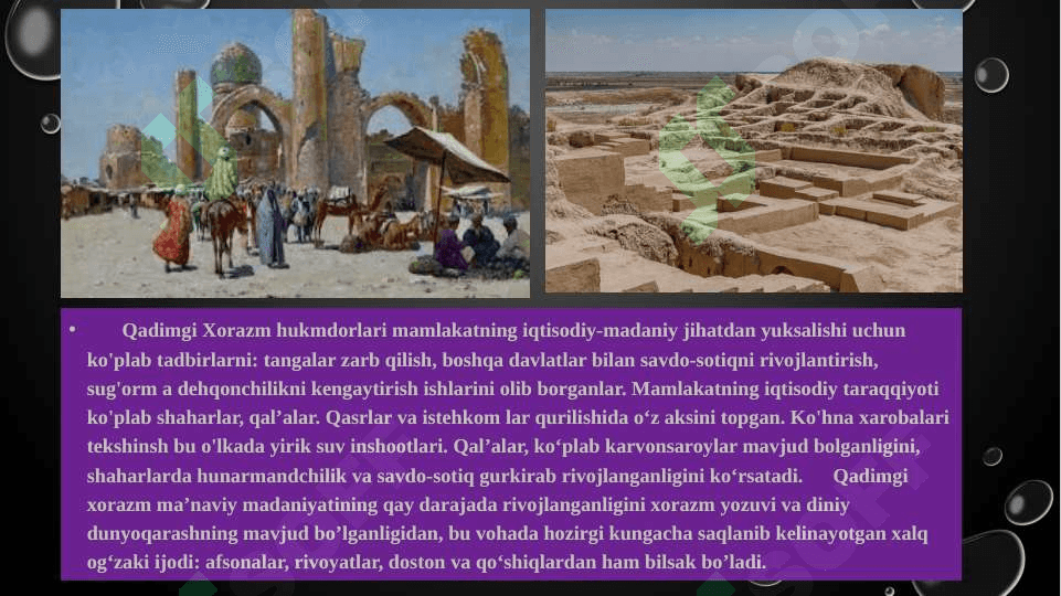Qadimgi Xorazmliklar davlati tarixi 4
