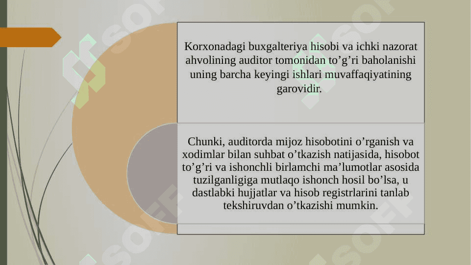 Auditorlik tanlash va tanlov o'tkazish 5