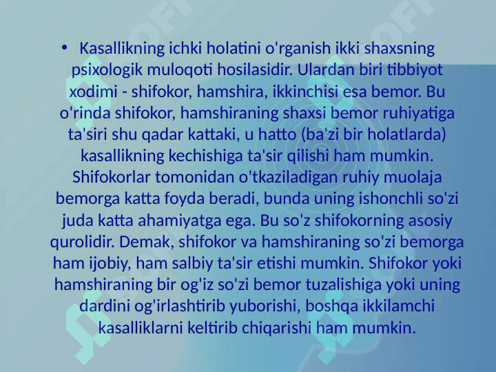 Hozirgi zamon tibbiyotida yatrogeniya muommolari 3