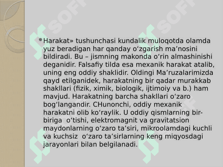 FALSAFANING RIVOJLANISH NAZARIYASI . DIALEKTIKA 4