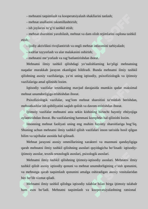 SANOAT KORXONALARIDA MEHNATNI TASHKIL ETISH 5