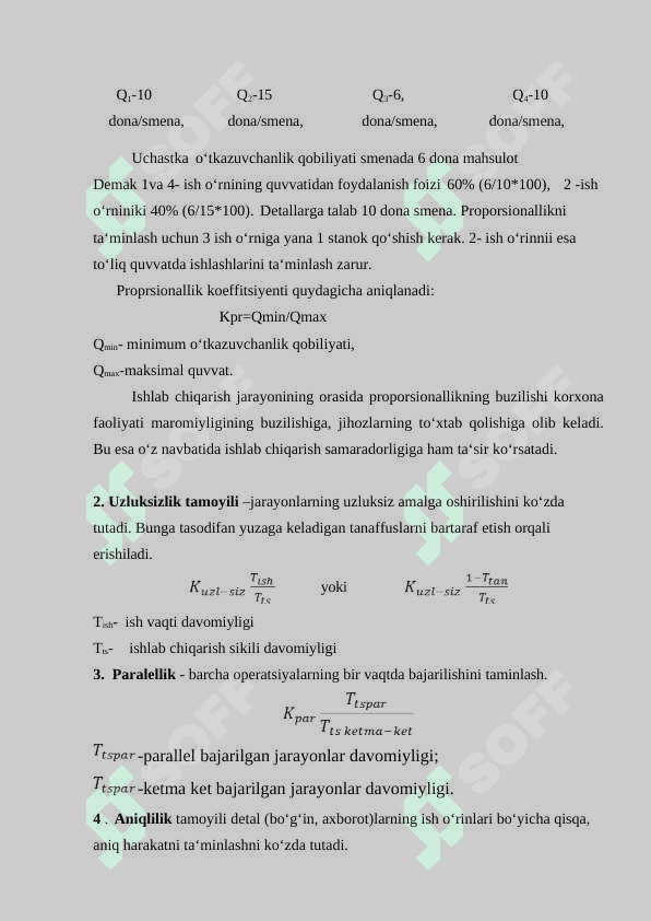 ISHLAB CHIQARISH JARAYONI VA UNI TASHKIL ETISH ASOSLARI 4