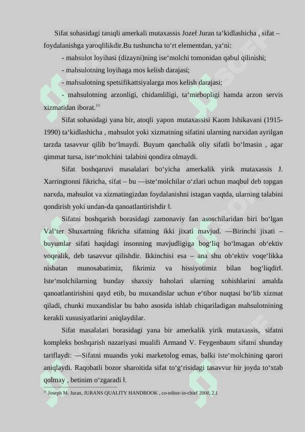 MAHSULOT SIFATINI NAZORAT QILISHNI TASHKIL ETISH 3