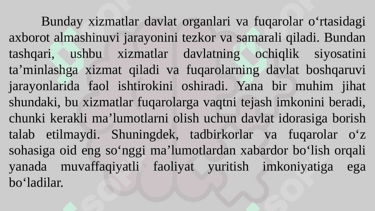 Elektron hukumatda interaktiv xizmatlardan foydalanish 8