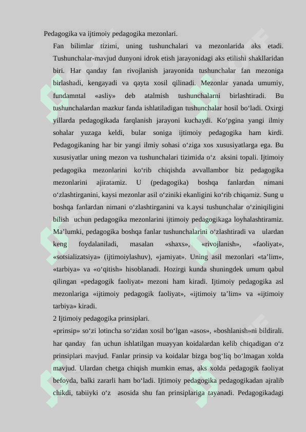 Ijtimoiy pedagogikani tushunchasi 2