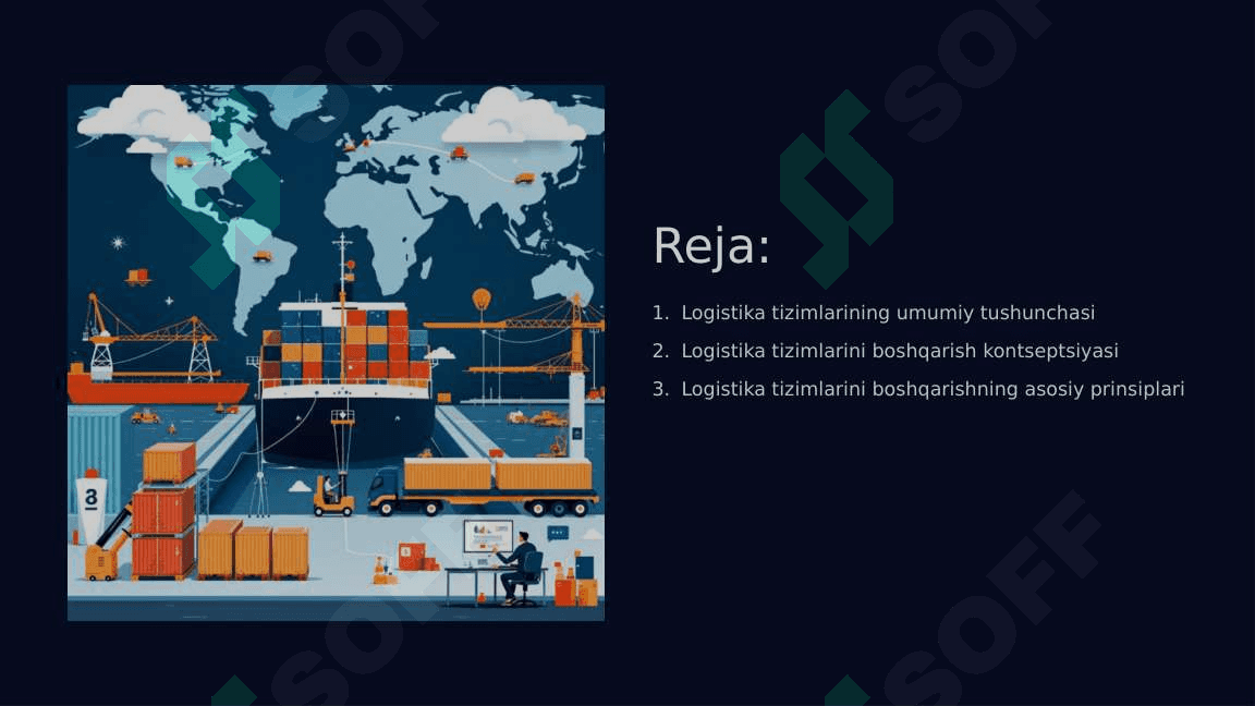 Logistika tizimlarini boshqarish konsepsiyalari 2