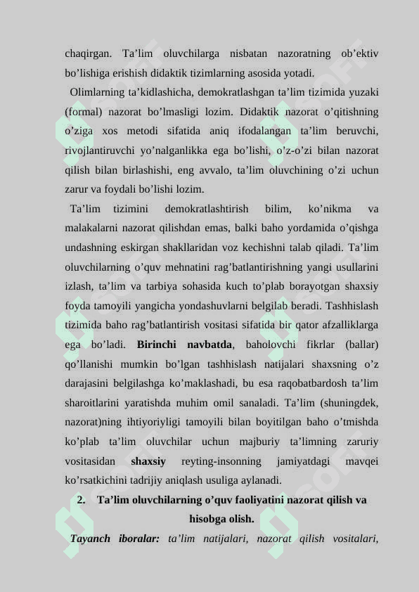 Ta’lim olganlikni tashhis etish 3