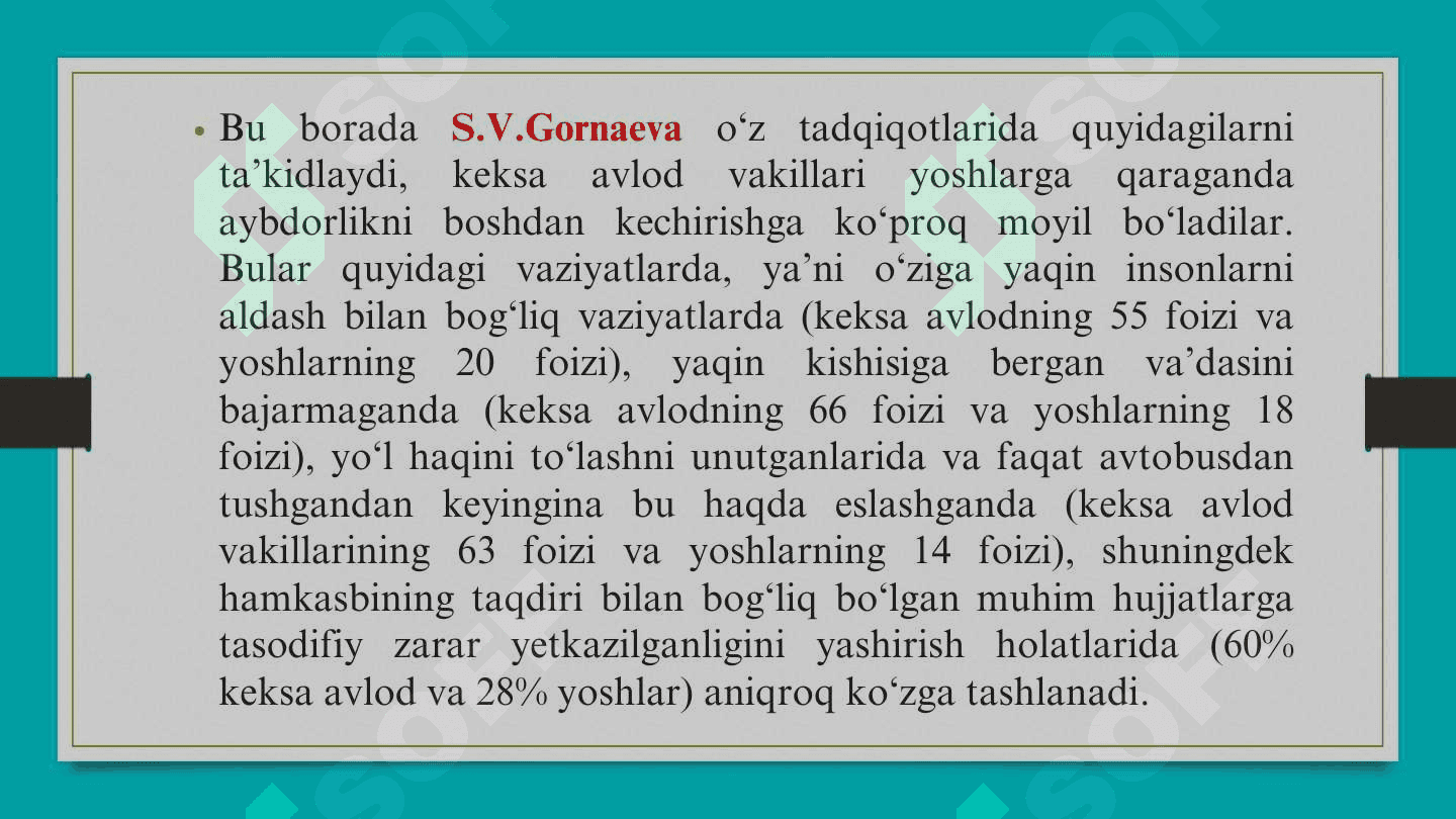Aybdorlik hissiyoti 8