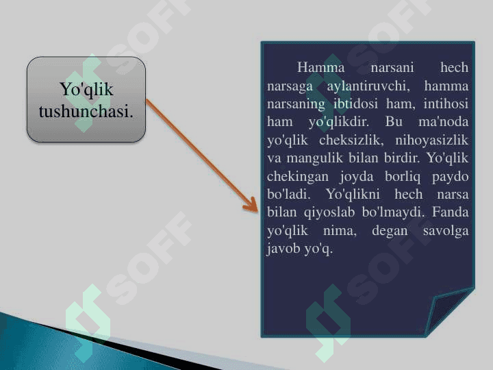 BORLIQ FALSAFASI  (ONTOLOGIYA) 4