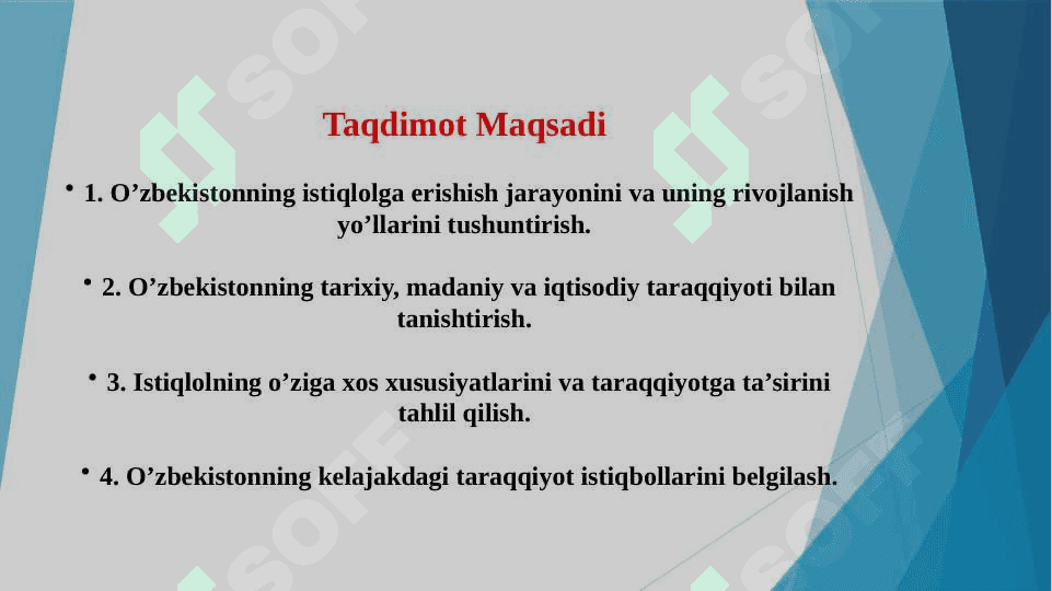 O'zbekistonning o'ziga xos istiqlol va taraqqiyot yo'li 3