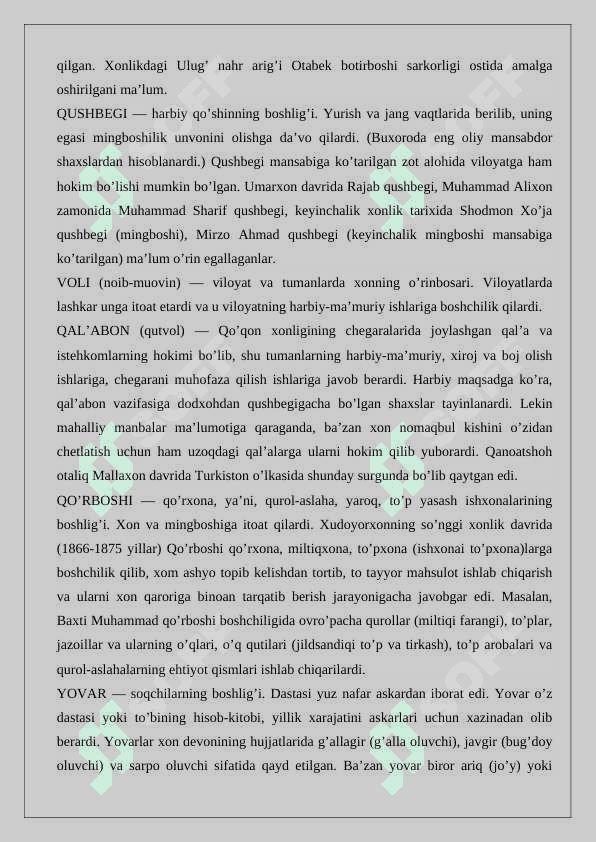 Qo‘qon xonligida xarbiy soha taraqqiyoti 7