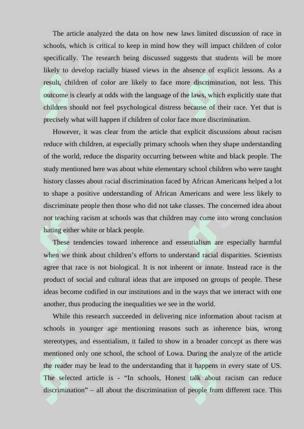 Critical review 3