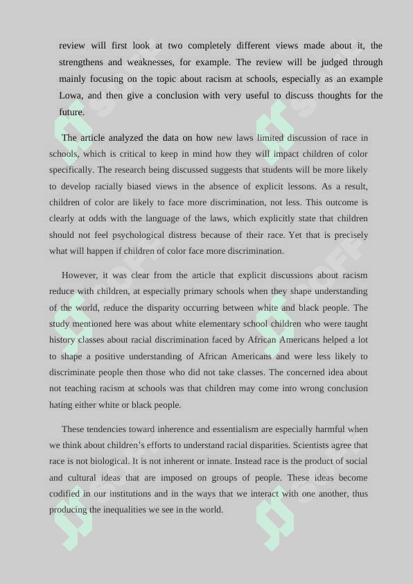 Critical review 4