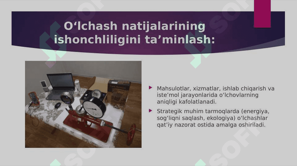 Oʻzbekiston respublikasi metrologiyasi toʻgʼrisidagi qonuni 4