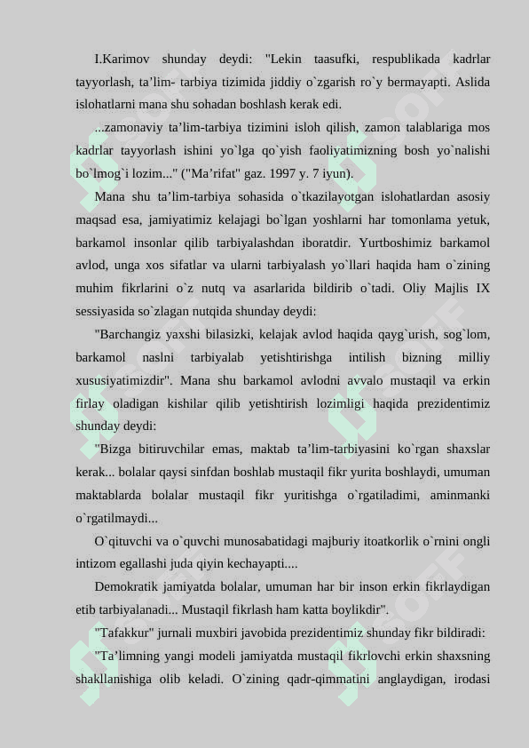 O’ZBEKISTON RESPUBLIKASIDA TA’LIM TIZIMI 3
