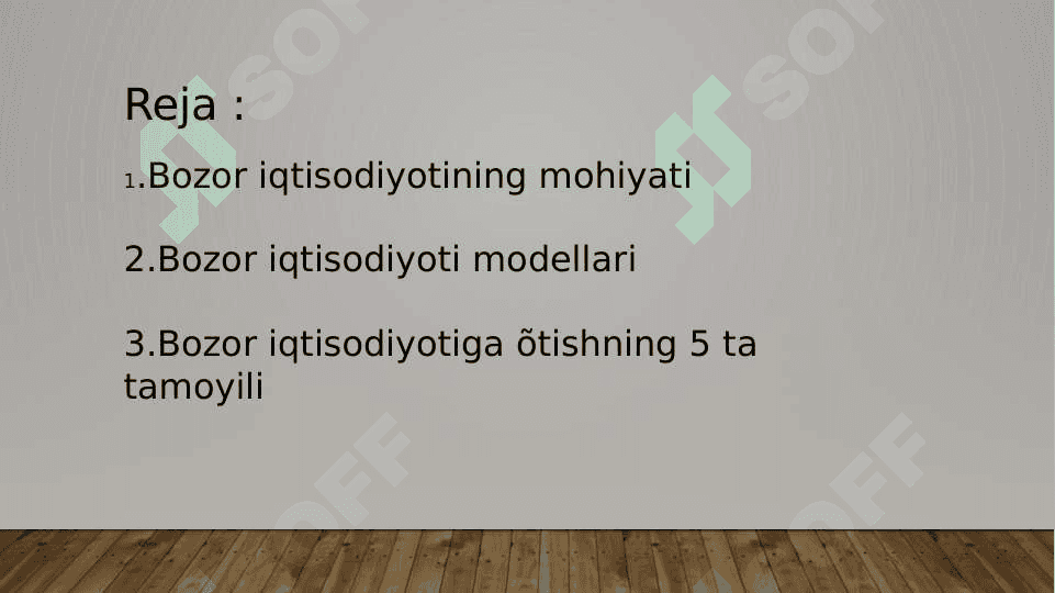 Bozor iqtisodiyoti 2