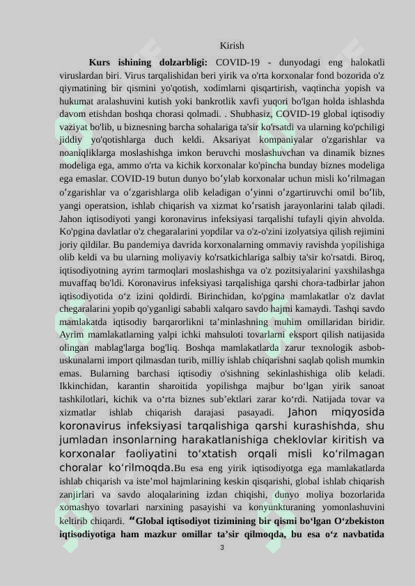 Pandimiyaning iqtisdiyotga tasiri 3