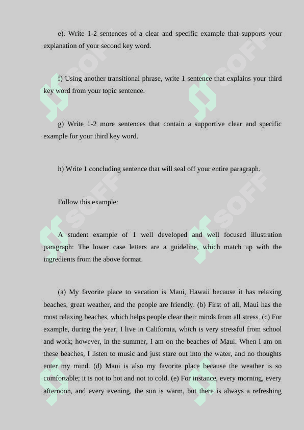 Developing paragraphs illustration 3