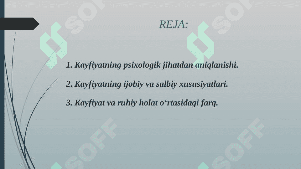KAYFIYATINING UMUMIY TAVSIFI VA UNING TUZILISHI 2