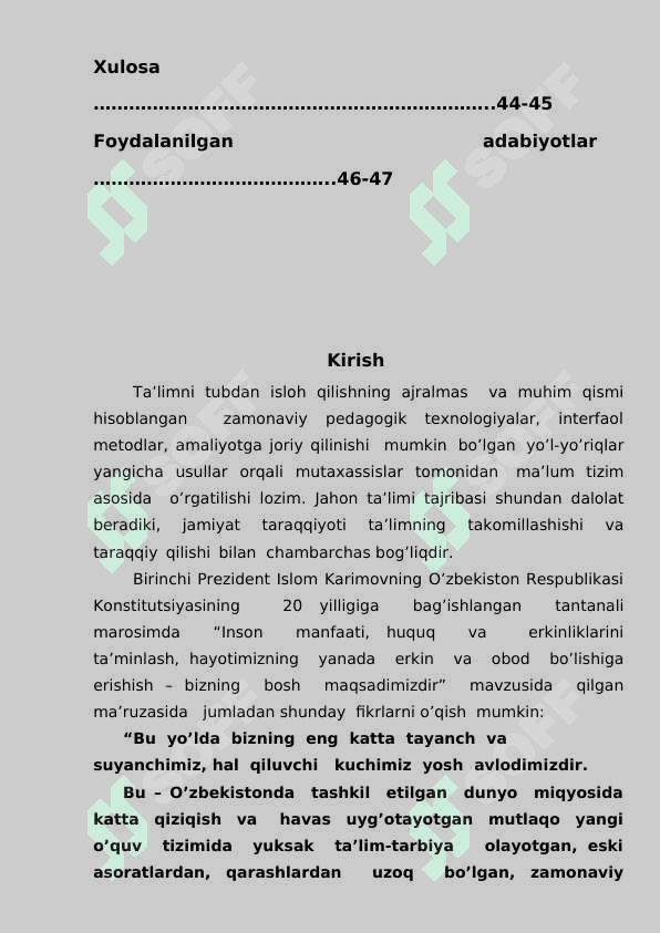 Boshlang`ich sinf o`quvchilarini masalalar echishga   o`rgatish metodikasi 2