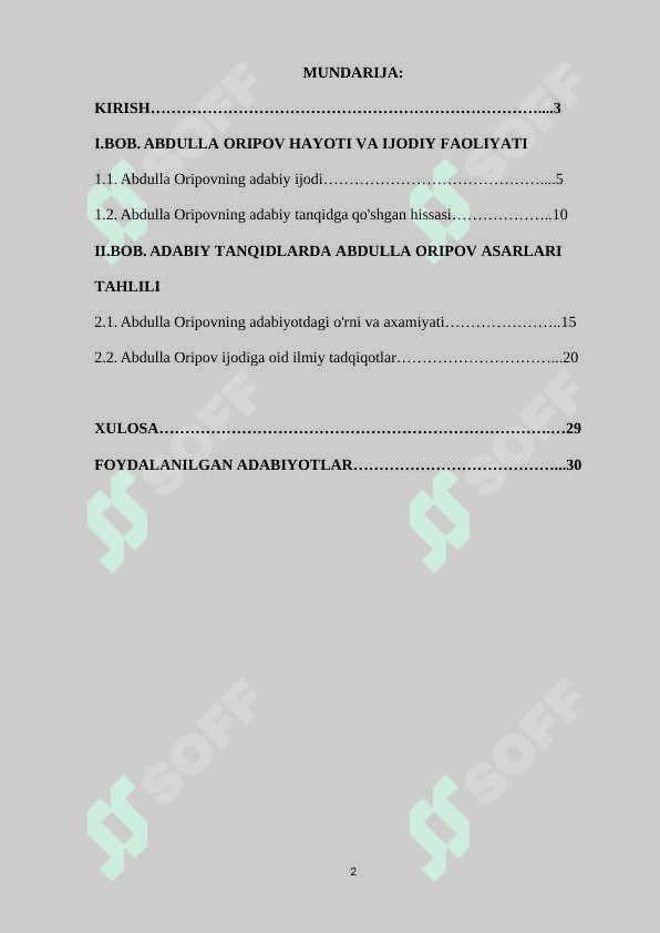 ABDULLA ORIPOV IJODI VA ADABIY TANQID 2