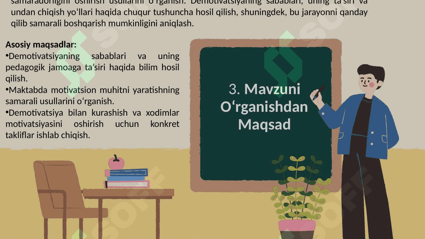 Maktabda demotivatsiyaga ega hodimlar bilan ishlash samaradorligini oshirish 4