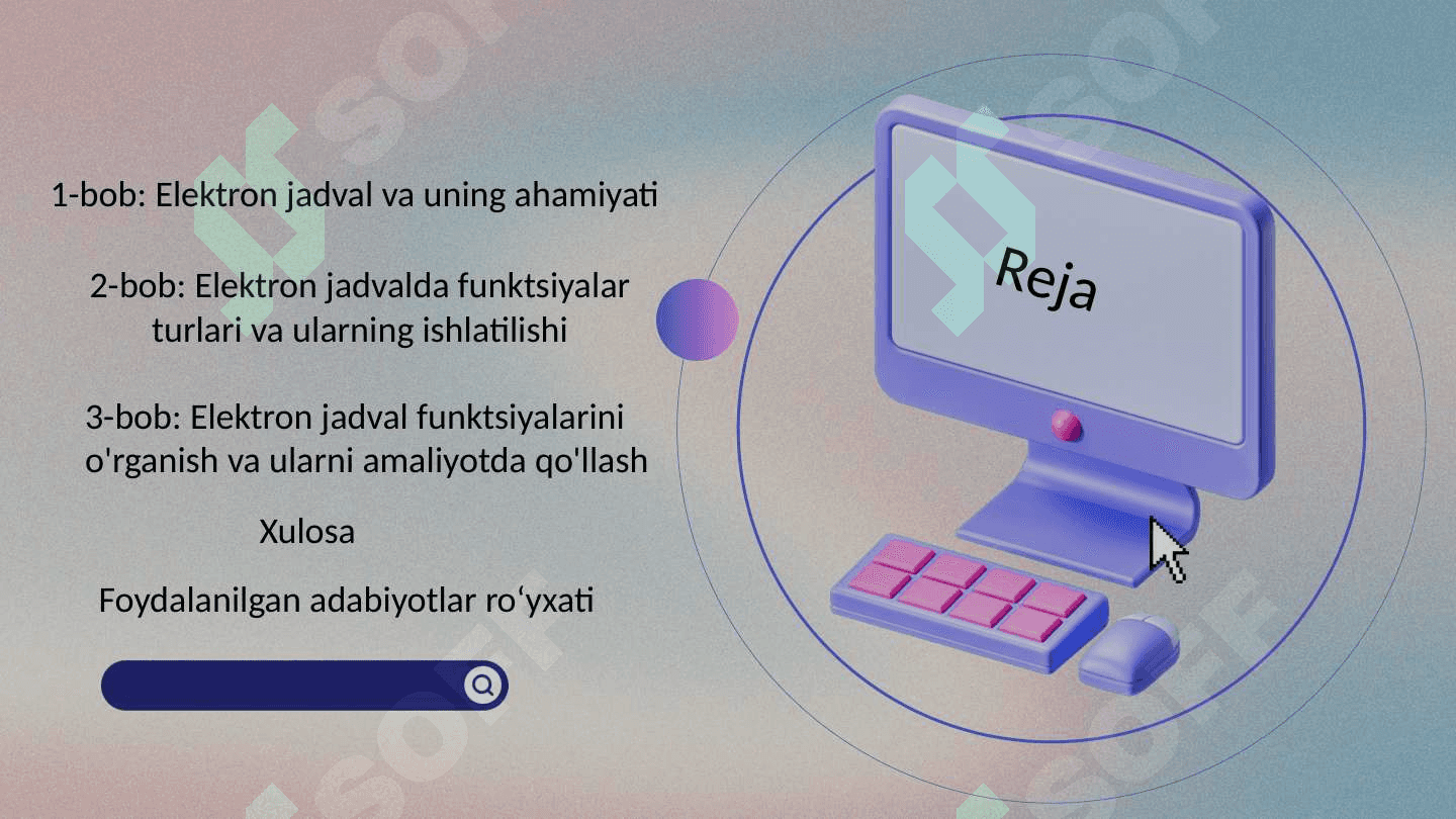 ELEKTRON JADVALDA FUNKSIYALAR USTALARI 2