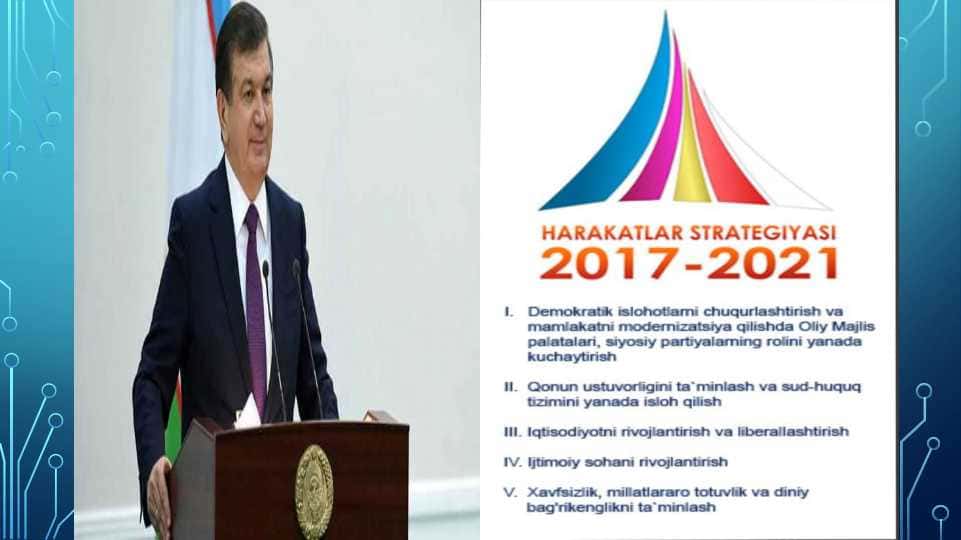 O'zbekiston Respublikasini  rivojlantirish bo'yicha harakatlar strategiyasi