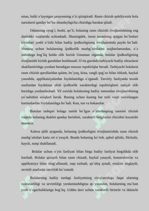 Maktabgacha ta’limda bolalarni ijodiy faoliyatini tashkil qilish faoliyati 3