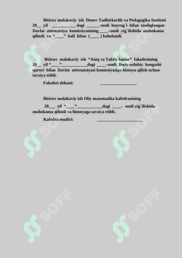 Оpеrаtsiоn hisоb vа uning  Diffеrеnsiаl  tеnglаmаlаrni vа diffеrеnsiаl  tеnglаmаlаr sistеmаsini  еchishdа tаdbiqi 2