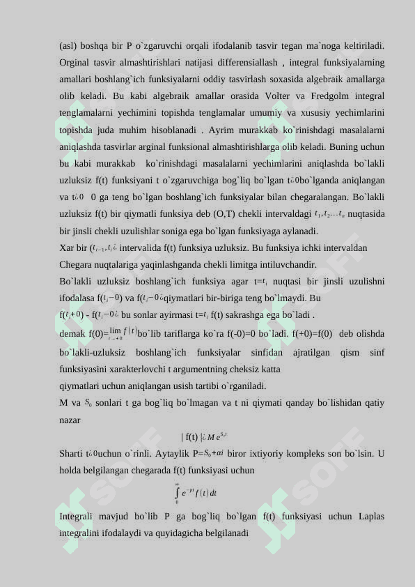 Оpеrаtsiоn hisоb vа uning  Diffеrеnsiаl  tеnglаmаlаrni vа diffеrеnsiаl  tеnglаmаlаr sistеmаsini  еchishdа tаdbiqi 5