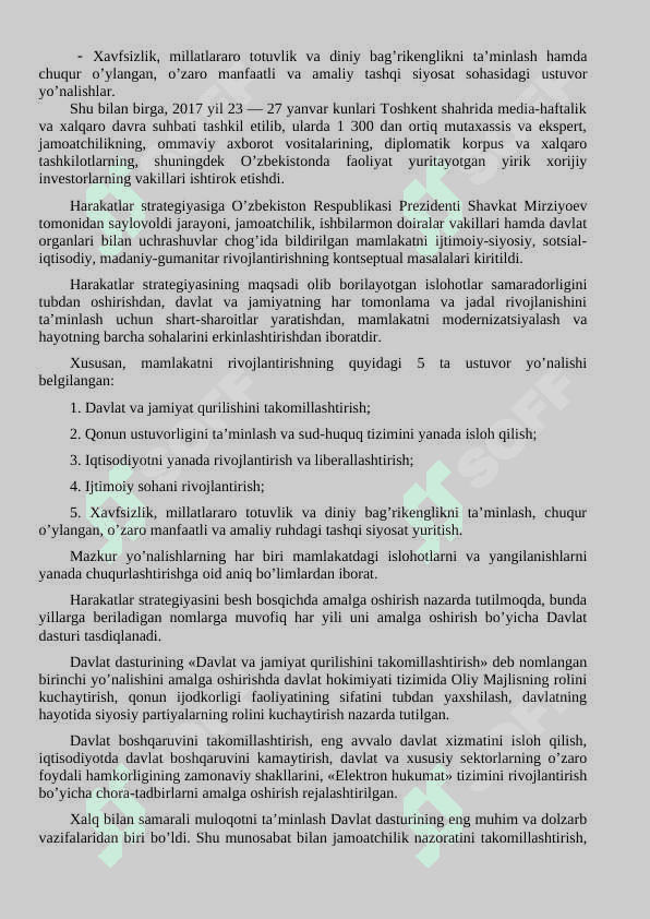 Yangilanayotgan O’zbekiston: milliy tiklanishdan – milliy yuksalish sari 3
