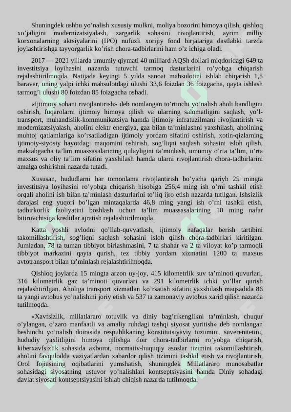 Yangilanayotgan O’zbekiston: milliy tiklanishdan – milliy yuksalish sari 5