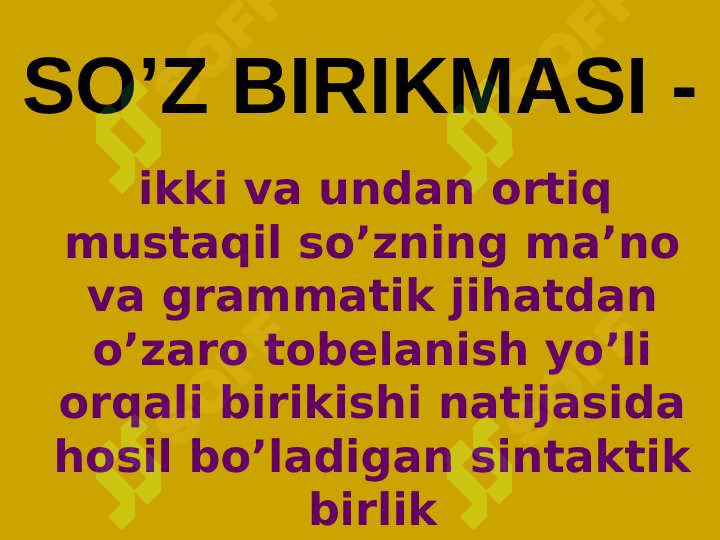 So`z birikmalari tahlili 2