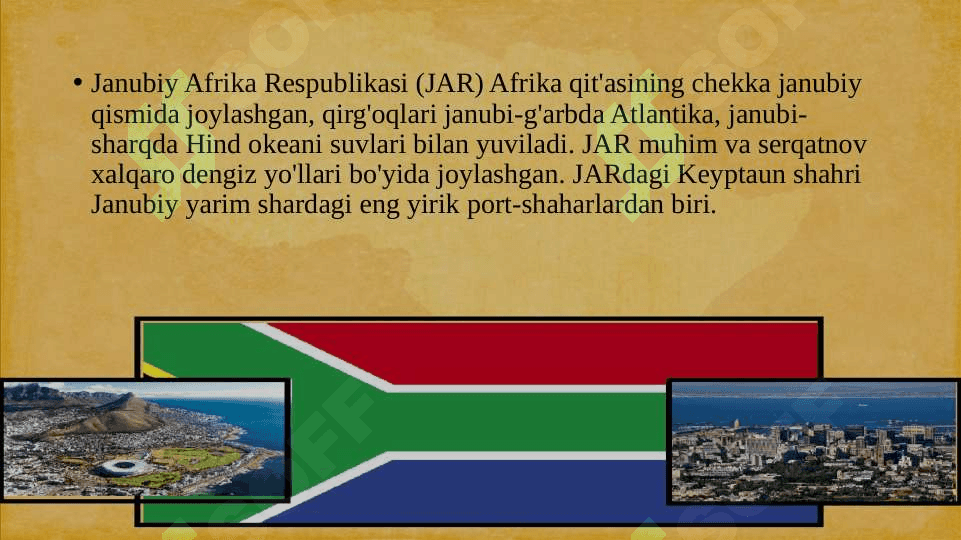 Janubiy Afrika Respublikasi 3