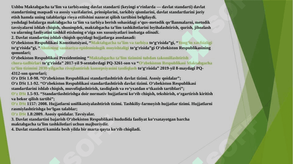 MTT ta’lim dasturini tuzish bo’yicha tavsiyalar. 4