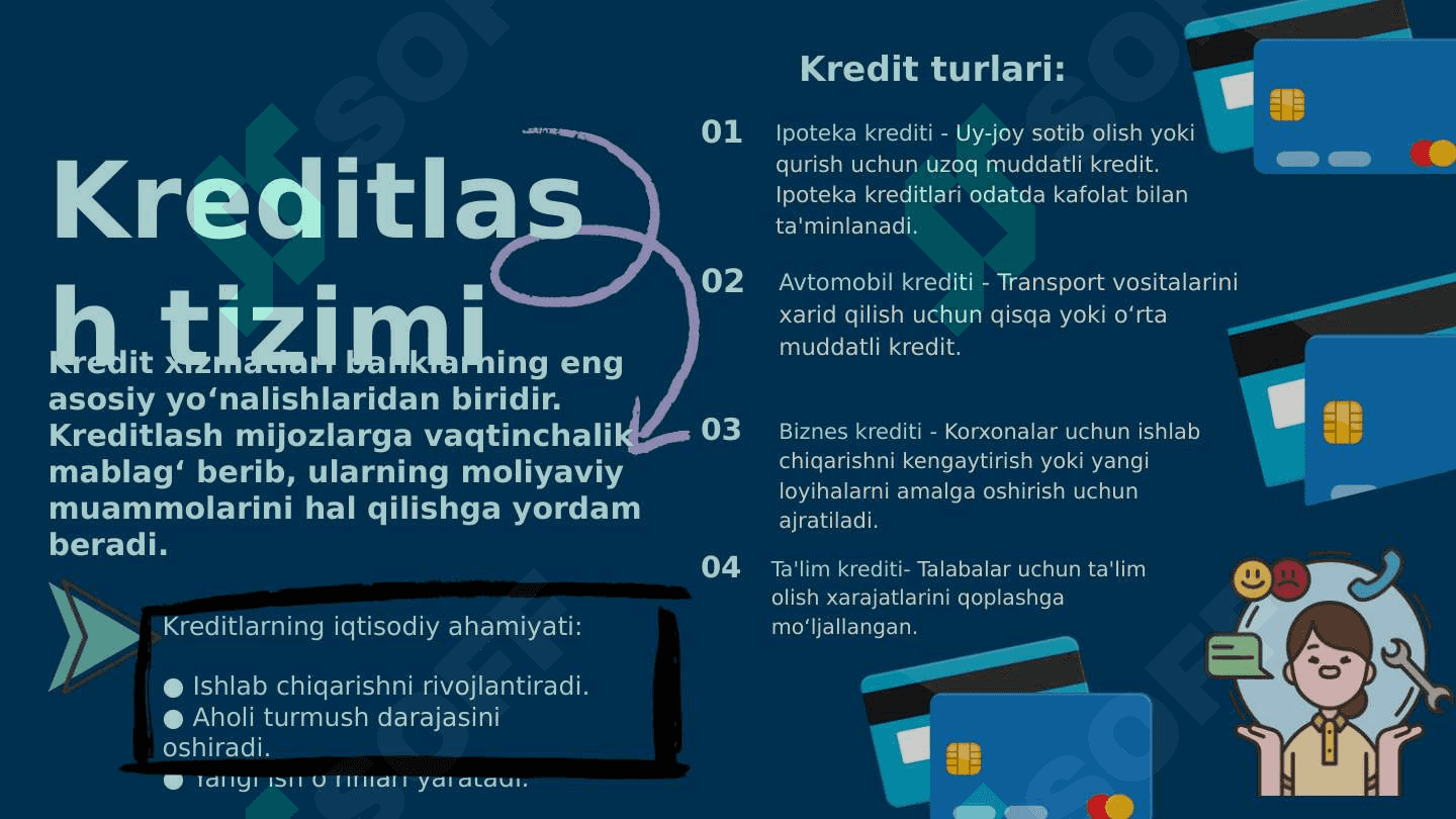 Bank hizmat turlari 3