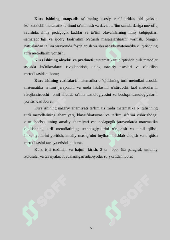 MATEMATIKA O‘QITISHDA KUZATISH VA TAJRIBA, TAQQOSLASH VA ANALOGIYA METODLAR 5