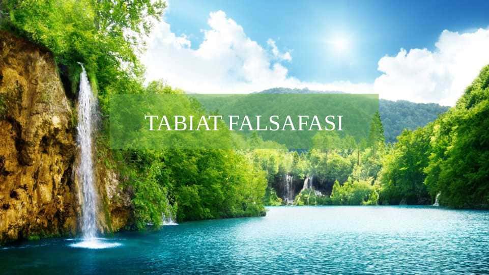 Tabiat falsafasi