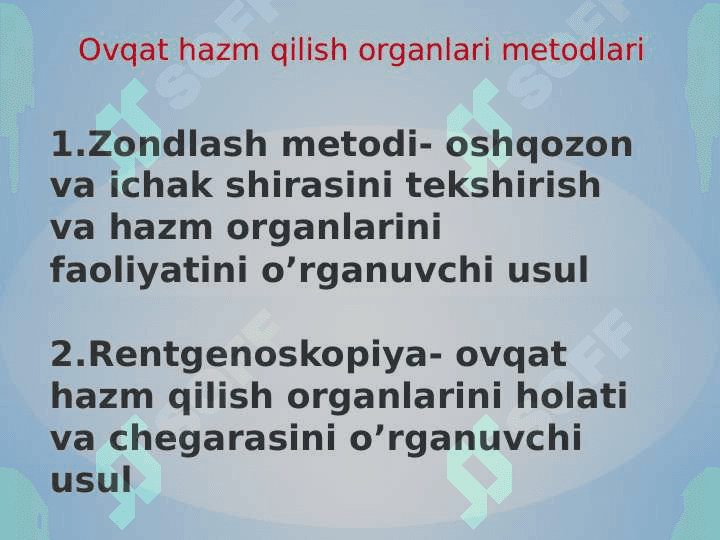 Ovqat hazm qilish sistemasi boshqarilishi 3