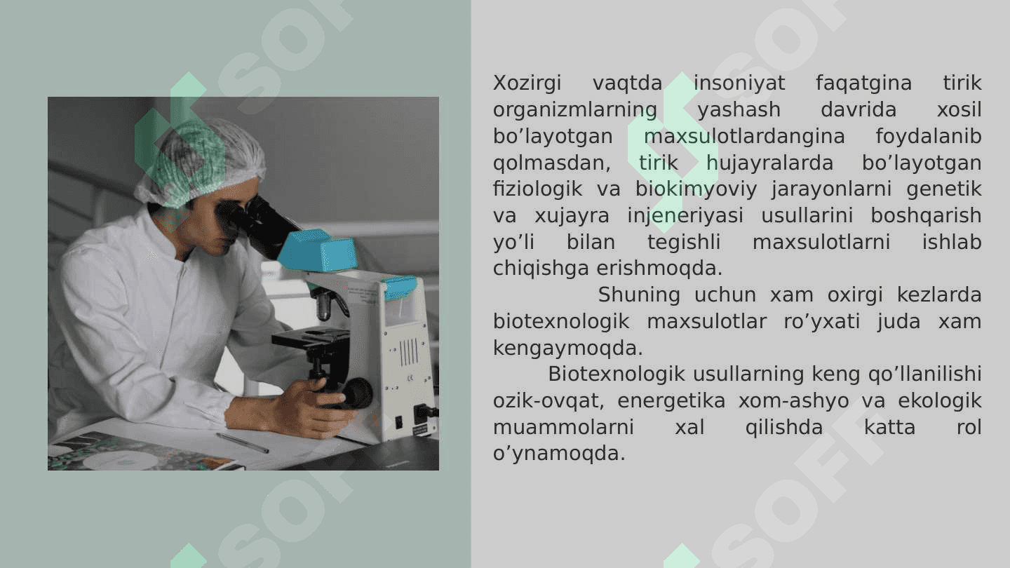 Biotexnalogiyaning ekologik aspektlari 3