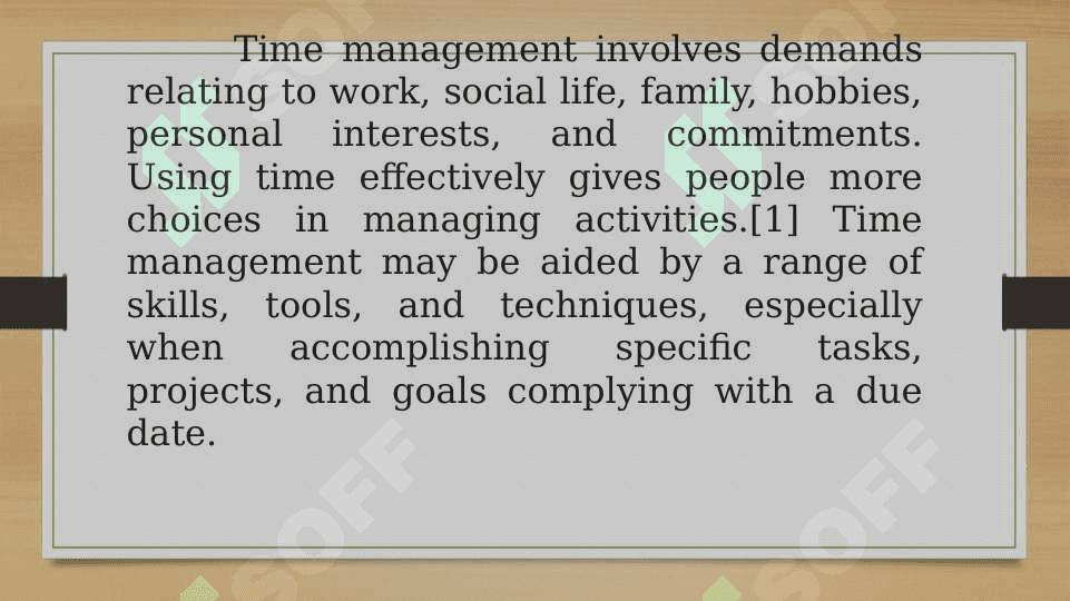 Time management 3