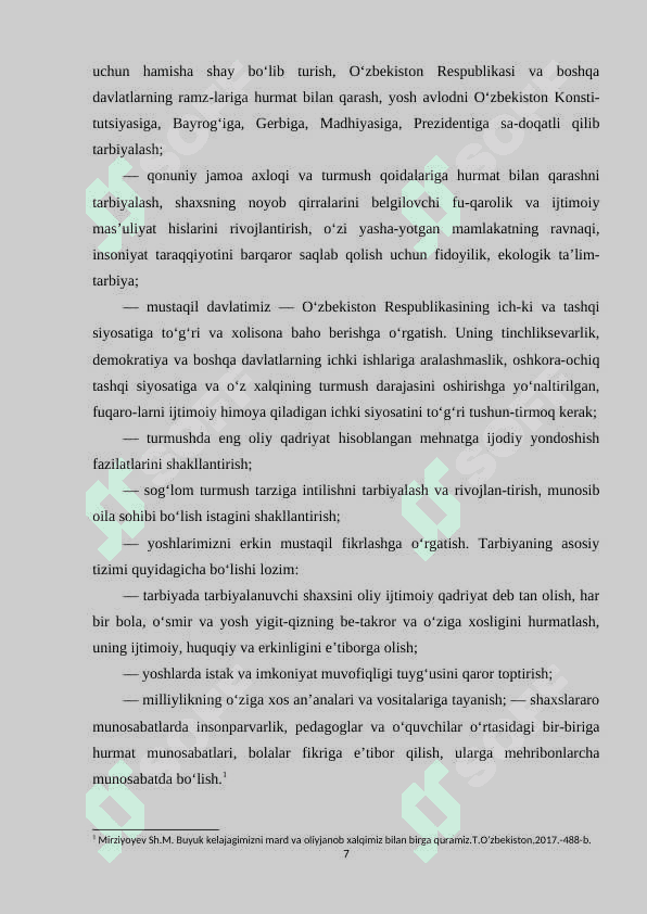 Maktabdan tashqari ta'lim muassasalarining ish faoliyati va yoshlar tarbiyasidagi o'rni 7
