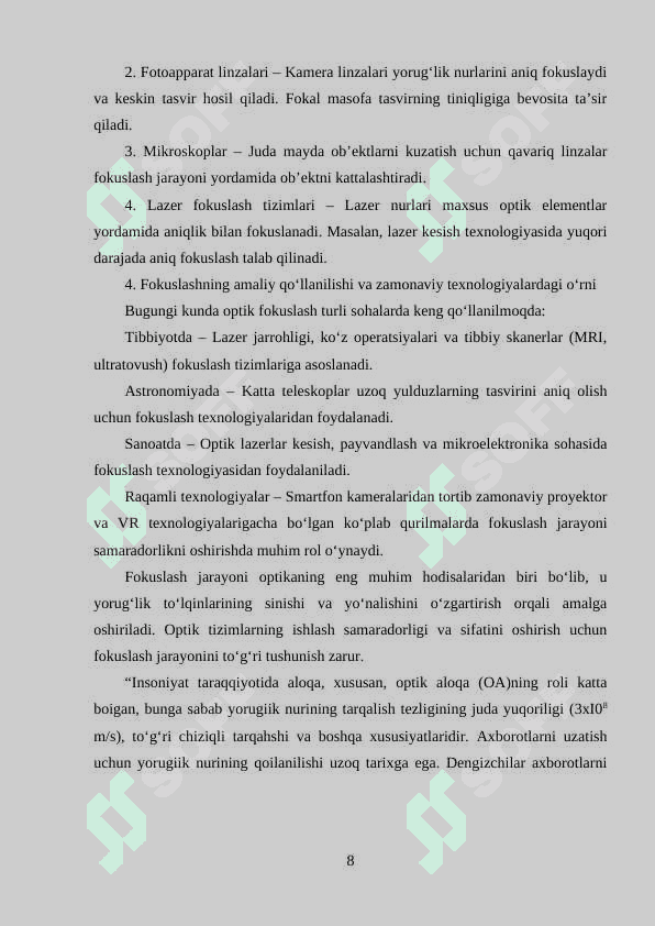 O'z o'zini fokuslash jarayoni 8
