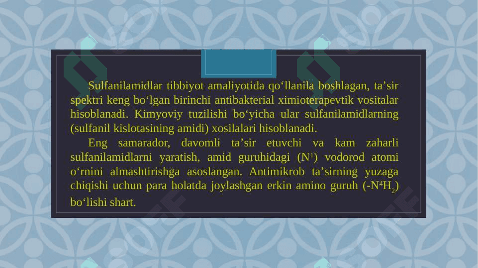 SULFANILAMID PREPARATLARI 38 ta list 2