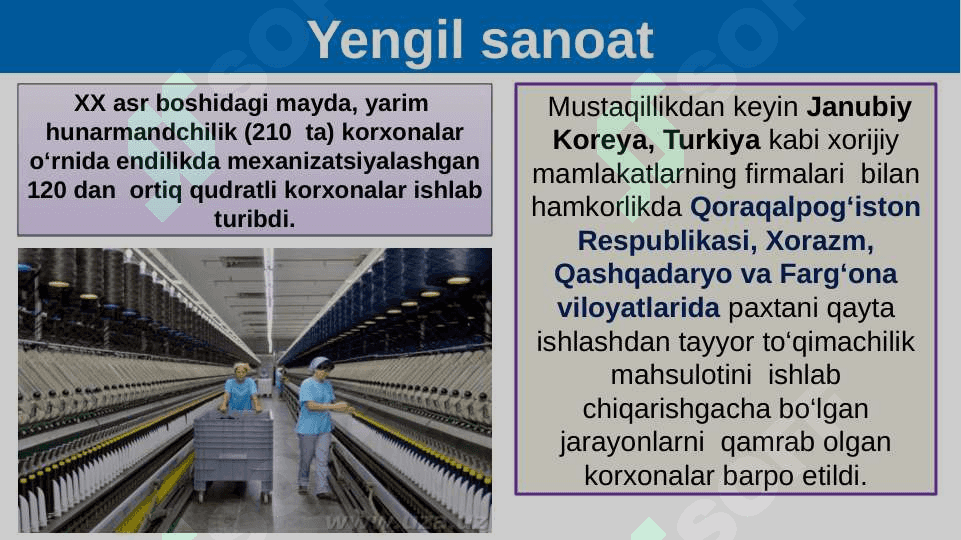 YENGIL SANOAT 7