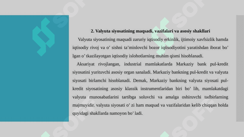 O'zbekiston Respublikasi  valyuta siyosati. 5