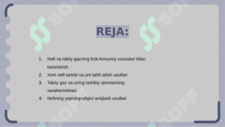 Neft va tabiiy gazning fizik-kimyoviy xossalari va analizi 2