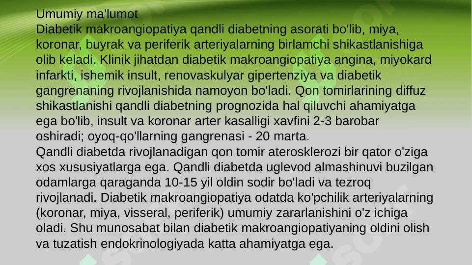 Diabetik makroangiopatiya 4