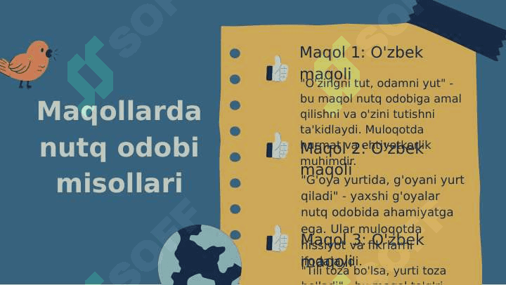 O`zbek xalq maqollarida nutuq odobi 5